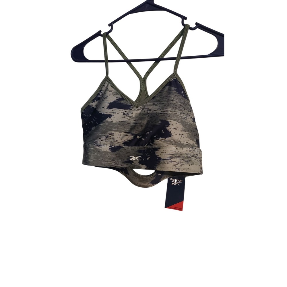 Reebok Womens Camo Hunter Green‎ Razor Back Size Large